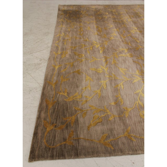 Textile 1990s Quality Sculptured 100% Wool 9x12 Rug For Sale - Image 7 of 12