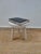 Mid-Century Modern Wooden Mid Century Small Solid Wood Milking Stool in Distress Finish For Sale - Image 3 of 8