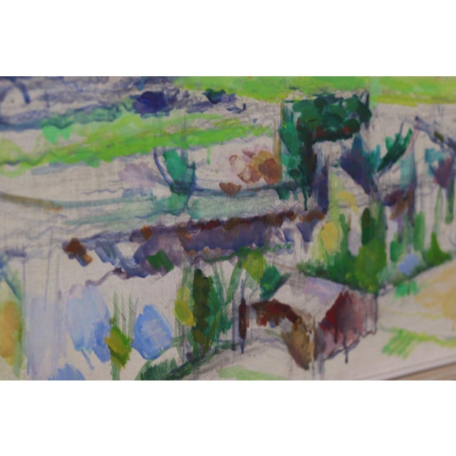 Sture Ekengren, Landscape, 1950s, Oil on Canvas, Framed For Sale - Image 10 of 16