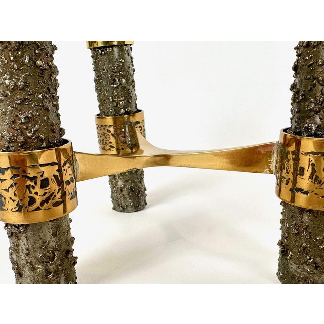 1970s Brutalist Polished Copper Candleholder, 1970s For Sale - Image 5 of 8