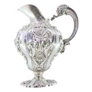 Shell-Shaped Silver Water Jug in the style of D João V For Sale