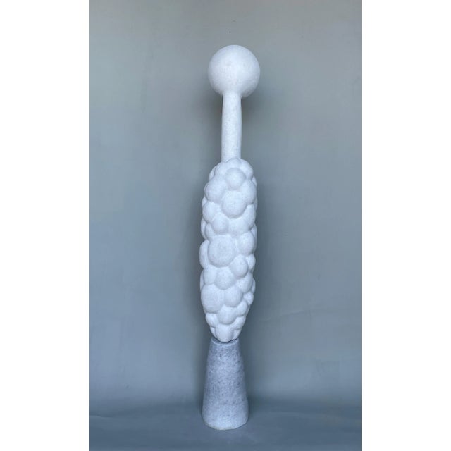 Echo Hand Carved Marble Sculpture by Tom Von Kaenel For Sale - Image 4 of 6