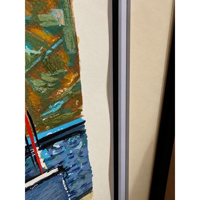 1980s Michel-Henry “Delphiniums” Artist’s Proof Serigraph e.a. 5/50 For Sale - Image 9 of 18