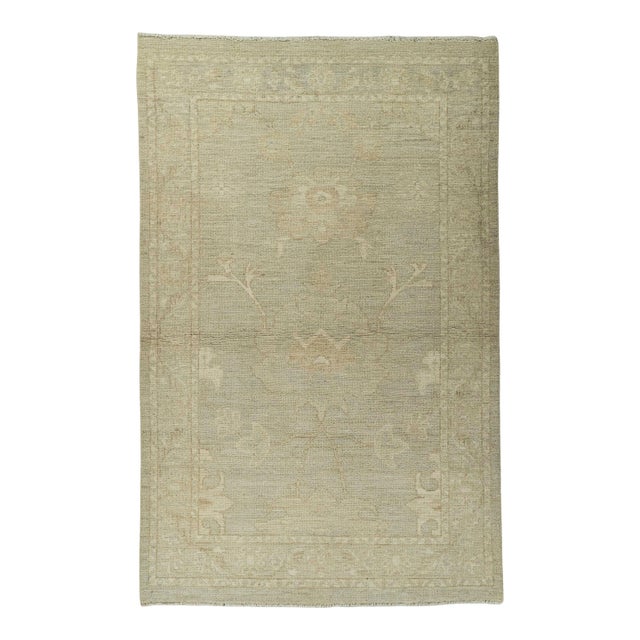 Oushak Rug 3'1 x 4'11" #21335 For Sale