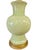 Late 20th Century Celadon Green Baluster Form Ceramic Lamp With Gold Base For Sale - Image 9 of 12