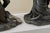 Metal Unknown, Thai Monks, 1800s, Bronze and Terracotta, Set of 2 For Sale - Image 7 of 9