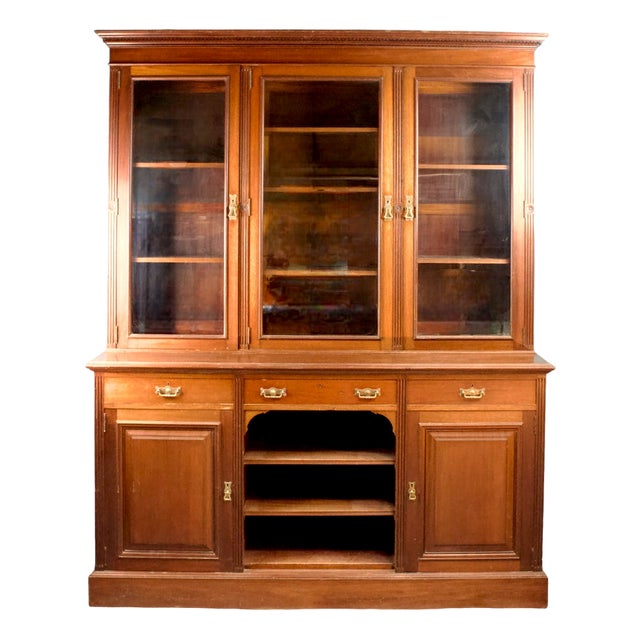 Large Mahogany Bookcase, France, 1800s For Sale