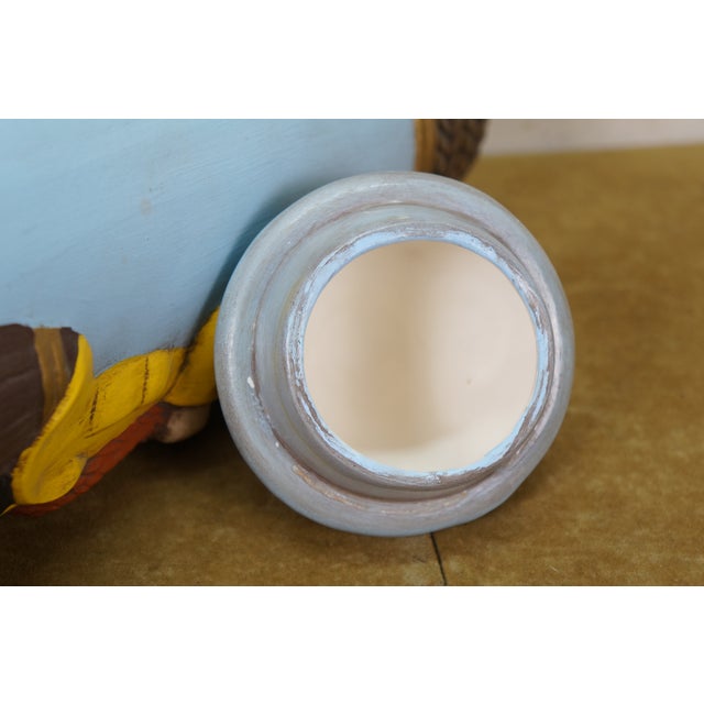 Vintage Ceramic Nautical Maritime Fisherman Sailor Rope Handle Beer Stein 17" For Sale - Image 15 of 15