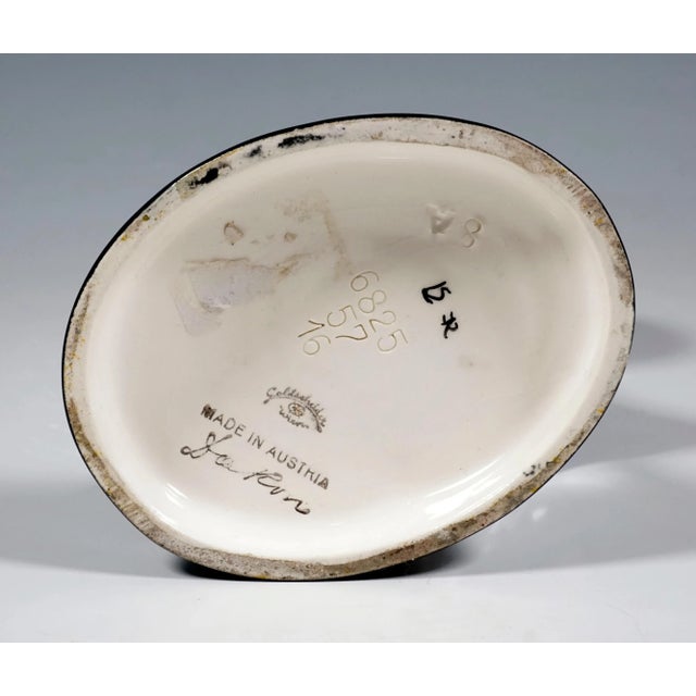 1930s Art Deco Girl with Hat Figurine by Stephan Dakon, 1935 For Sale - Image 5 of 6