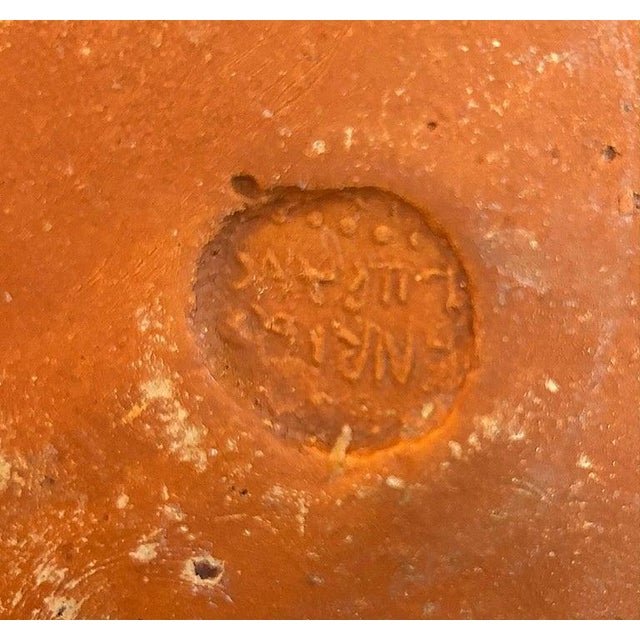 1970s Lugano, Italian Glazed Ceramic Terracotta Serving Bowls, Stamped Marks - Set of 7 For Sale - Image 13 of 16