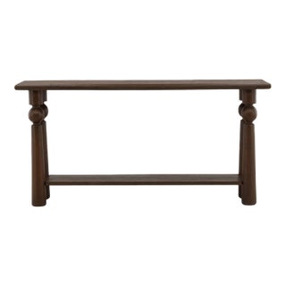 Kaia Modern Espresso Console Table For Sale