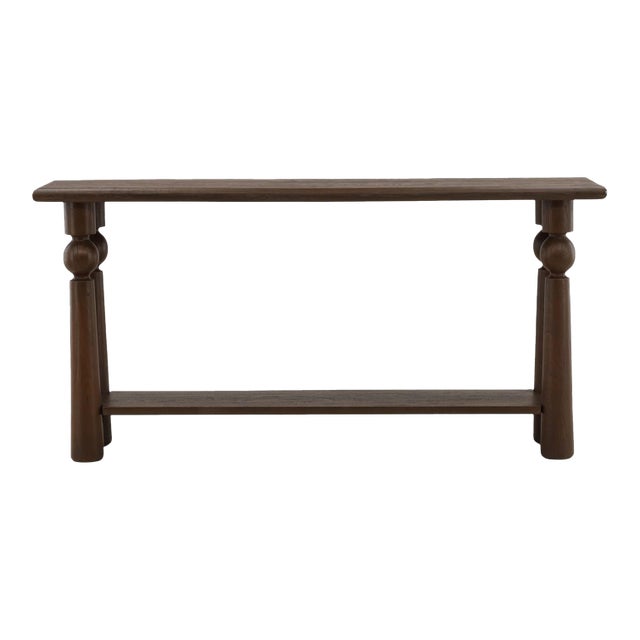 Kaia Modern Espresso Console Table For Sale