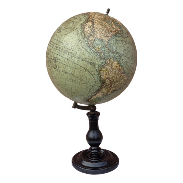 French Terrestrial Globe from G. Thomas, 1890 For Sale
