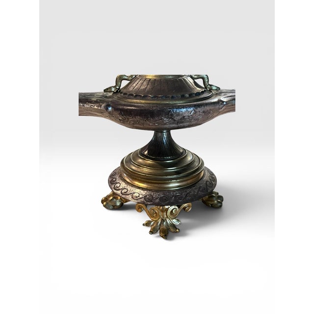 Pair of Antique Victorian Silver Plate Cherub Two-Light Candlesticks For Sale - Image 11 of 12