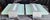 Vintage Wall Lamps with Metal Housing and Frosted Glass Blocks, 2000s, Set of 2 For Sale - Image 4 of 9