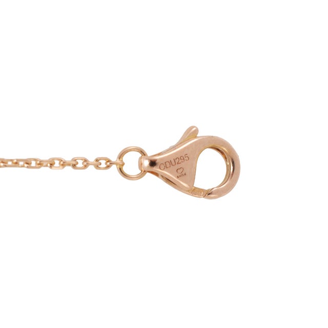 Early 21st Century Cartier Trinity on Chain Classic Model 18k Tricolor Diamonds 18cm Link Bracelet For Sale - Image 5 of 7