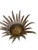 Vintage Mexican Hammered Copper Pineapple Leaf Planter Urn Stand, Palm Beach Style For Sale - Image 4 of 6
