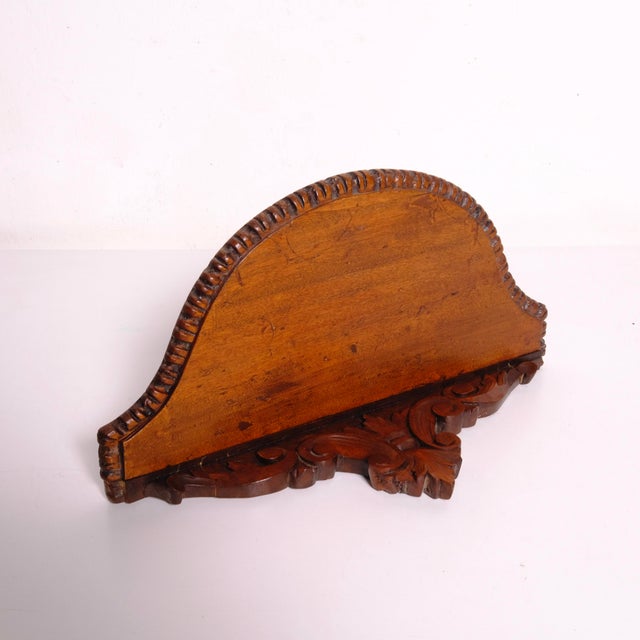 Small Wall Shelves and Consoles in Fir Wood, 1900s, Set of 2 For Sale - Image 5 of 15