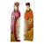 Vintage Hand Painted Figural Vanity Combs, Pair, Japanese Celluloid Boudoir Decor, 1930s-1950s For Sale
