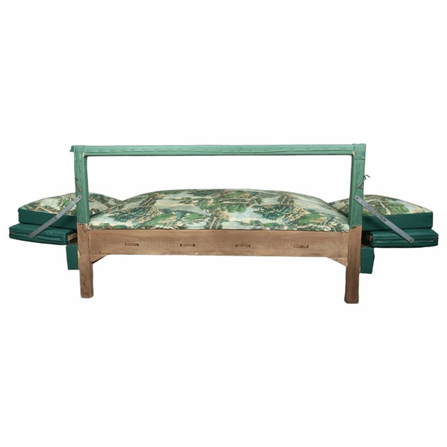 Wood Mid-Century Sofa Bed, 1950s For Sale - Image 7 of 9