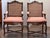 French walnut frames from the 19th century, with a carved crest and a shell on the seat rail, caned backs and seats, and...