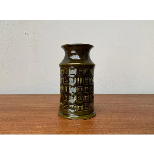 Vintage West German Pottery WGP Vase from Bay, 1970s For Sale - Image 12 of 12