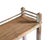 This Vintage Indian Teakwood Shelf or Small Bookcase is handcrafted from solid teakwood, featuring three open shelves...