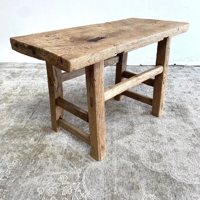 Brown Late 20th Century Elmwood Coffee Table For Sale - Image 8 of 12