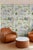 Textile Farmer's Market Toile Grasscloth Wallpaper by House Party | 6 Yards For Sale - Image 7 of 8