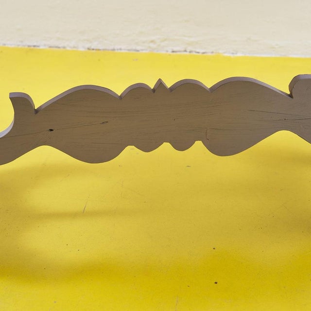 Wood Coffee Table in Dove Gray Wood For Sale - Image 7 of 9