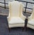 1990s Pair of Southwood Queen Anne Wingback Chairs in Ivory Damask For Sale - Image 5 of 15