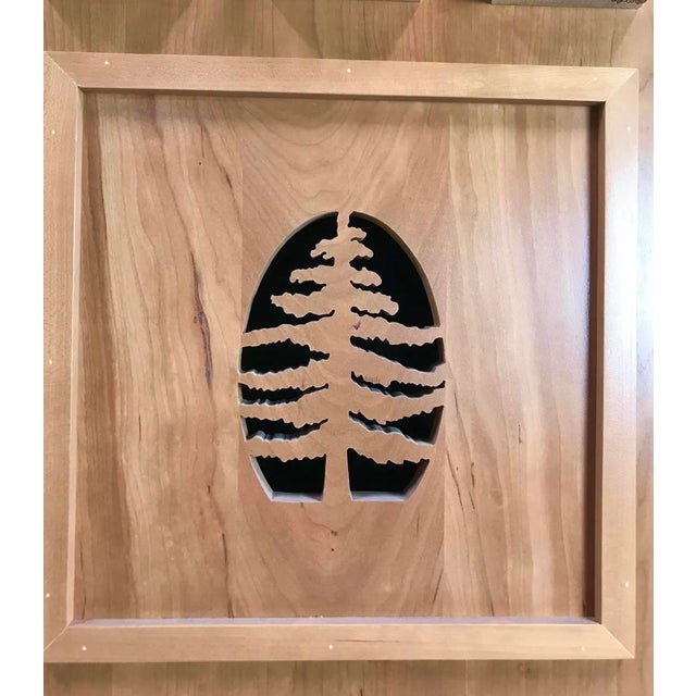 Wood Rustic Aspen Armoire Wardrobe For Sale - Image 7 of 8