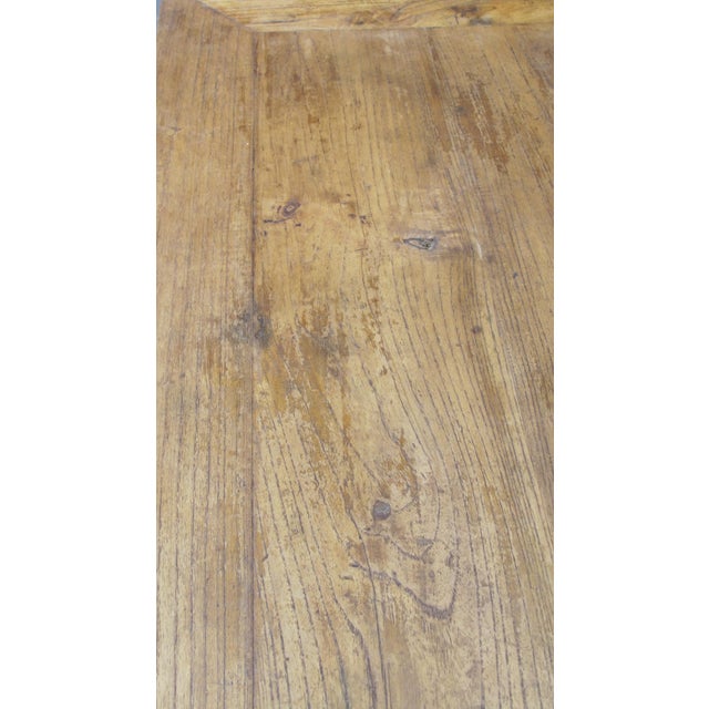 Wood 38" Long Elm Wine Table #17 For Sale - Image 7 of 7