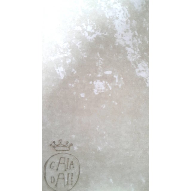 Salvador Dali, Don Quixote Reading in His Room, 1957, Original Lithograph For Sale - Image 3 of 7