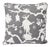 Schumacher Double-Sided Pillow in Shantung Silhouette Linen Print For Sale