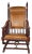 Late 19th Century Victorian Stick and Ball Twist Frame Platform Rocking Chair For Sale - Image 5 of 12