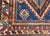 19th Century Caucasian Kazak Area Rug, Hand-Knotted Wool, Blue & Ivory, 4' x 6' For Sale - Image 18 of 18