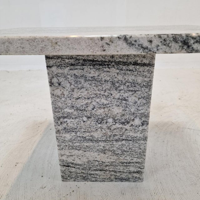 Italian Coffee Table in Granite, 1980s For Sale - Image 11 of 15