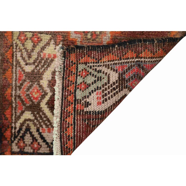 Mid-Century Modern Vintage Turkish Mini Kars Rug For Sale - Image 3 of 3