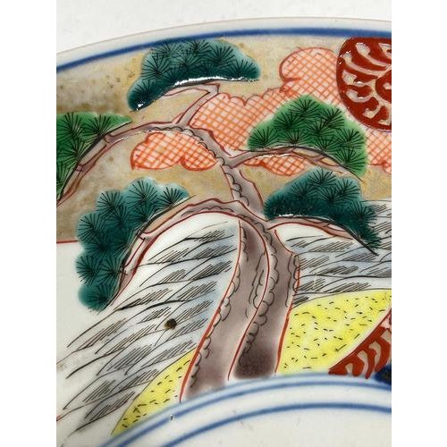 Japanese Imari Porcelain Plate, 19th Century For Sale - Image 3 of 9