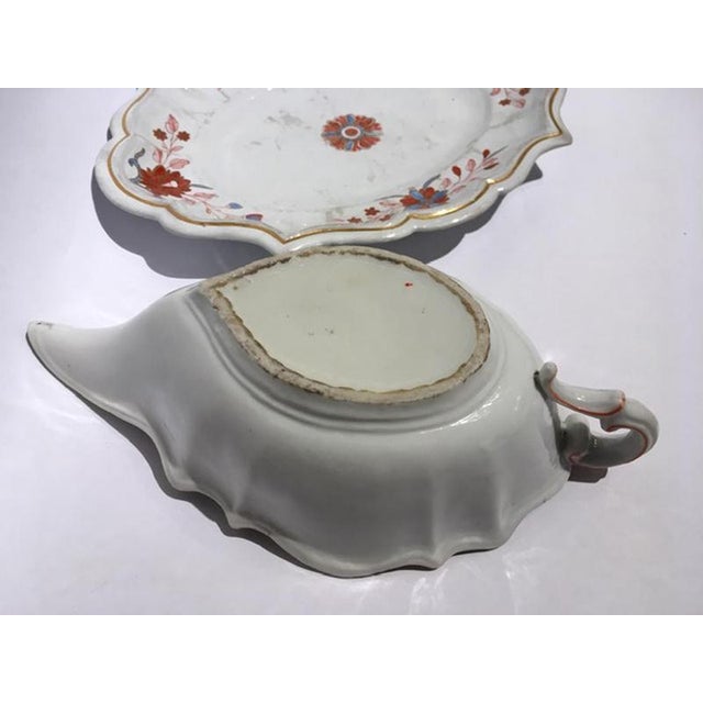 Porcelain Sauce Terrin with Floral Decor by Richard Ginori, Italy, 18th Century For Sale - Image 4 of 18