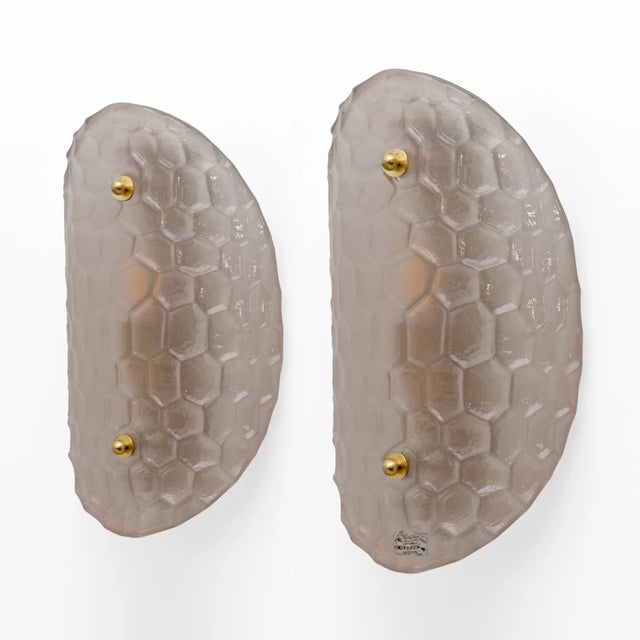 Modern Light Pink Murano Glass Sconces, Set of 2 For Sale - Image 10 of 10