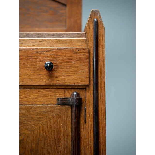 Art Deco Bar Cabinet in Oak and Coromandel, Europe, 1930 For Sale - Image 12 of 16