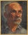 Vintage portrait in oils of a middle aged man, gazing serenely to his left, with balding head and a gray goatee. Oil...