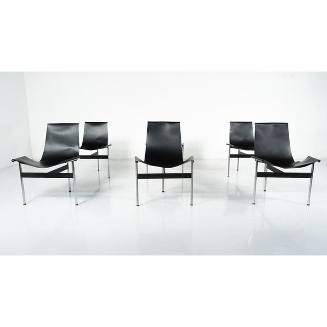 Set of 6 "T" Chairs by Douglas Kelly, Ross Littell and William Katavolos, 1950s This piece is attributed to the mentioned...