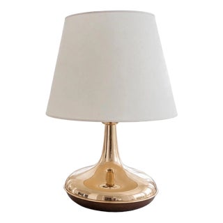 Swedish Brass Table Lamp, 1970s For Sale