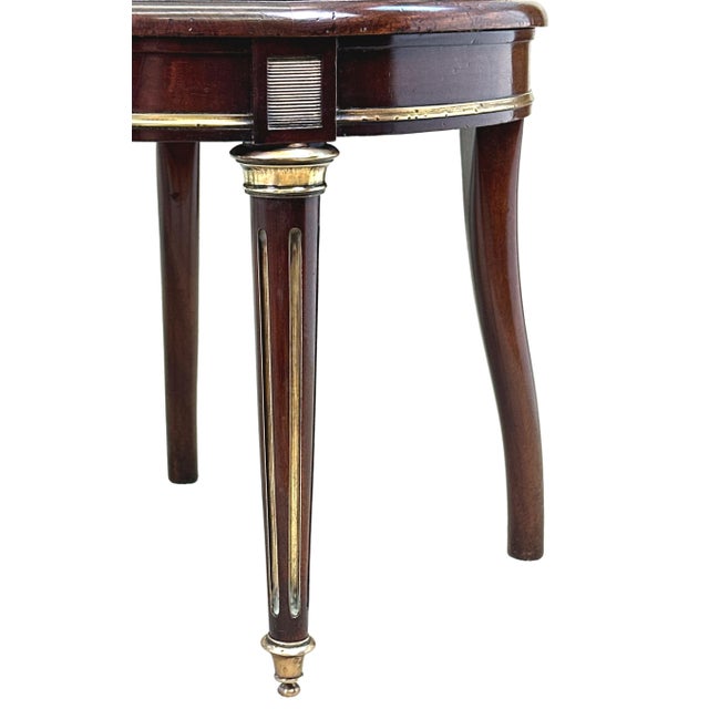 19th Century French Mahogany Salon Chairs, Set of 2 For Sale - Image 4 of 16