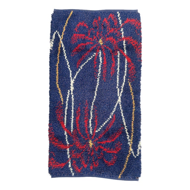 Small Vintage Swedish Rug, 1960s For Sale