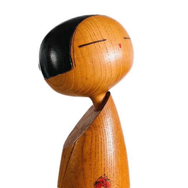 Vintage Japanese Sosaku Kokeshi Figurine by Sato Suigai, 1960s For Sale - Image 3 of 15
