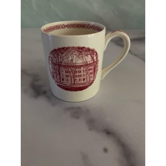Ceramic 1930s Wedgwood The American School Harvard University Tercentenary Demitasse Set of 4 Cups and Saucers - 8 pcs For Sale - Image 7 of 11